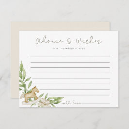 Neutrale Ratschläge für rustikale Geschlechter wün Hinweiskarte