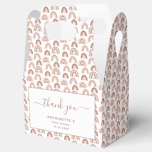Neutrale Regenbogendusche Geschenkschachtel (Geöffnet)
