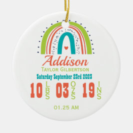 Neutrale Regenbogenneugeborene Geschlechtsorgane Keramik Ornament