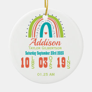 Neutrale Regenbogenneugeborene Geschlechtsorgane Keramik Ornament