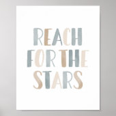 Neutrale Reichweite für die Sterne Weltraum-Kinder Poster (Vorne)