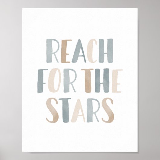 Neutrale Reichweite für die Sterne Weltraum-Kinder Poster (Vorne)