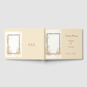 Neutrale rustikale Botanische Hochzeit Gästebuch (Voll)