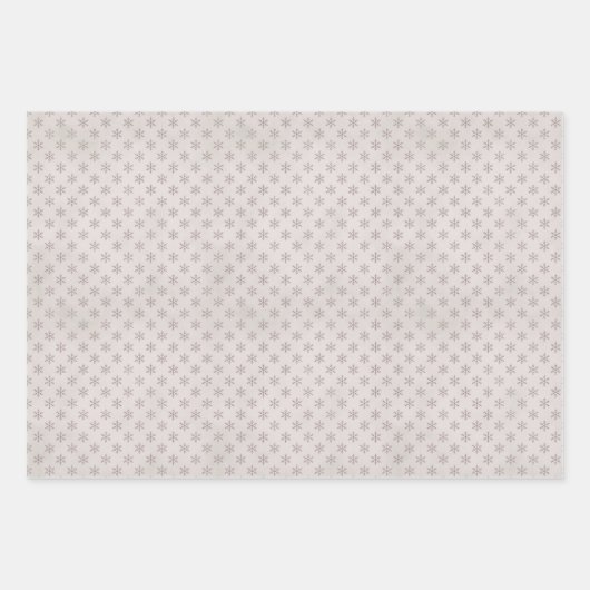 Neutrale Rustikale Weihnachten Geschenkpapier Set (Vorderseite 3)