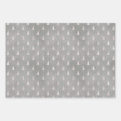 Neutrale Rustikale Weihnachten Geschenkpapier Set (Vorderseite 2)