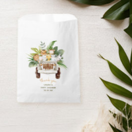 Neutrale Safari Animal Baby Dusche Vielen Dank Geschenktütchen