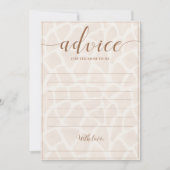 Neutrale Safari Giraffe Babyduschberatungskarten (Vorderseite)