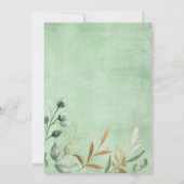 Neutrale Safari-Tiere-Babydusche nach Mail Einladung (Rückseite)