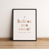 Neutrale Säuglinge für moderne Geschlechter sind s Poster