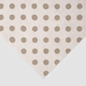 NEUTRALE SCHATTEN VON BROWN & TAN POLKA-HUNDEN SEIDENPAPIER (Ausschnitt)