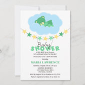 Neutrale Schlafteddybärdusche Einladung (Vorderseite)