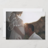 Neutrale Schwangerschaft des Whimsikgeschlechts Ankündigung (Vorderseite)