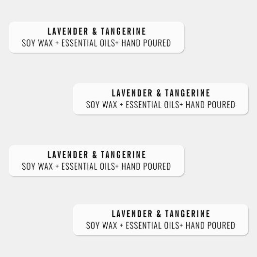 neutrale Siegel-Etiketten mit weißer Kerze Etiketten (Gruppe)