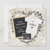 Neutrale Social Media-Schwangerschaft Ankündigung (Vorderseite)