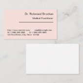 Neutrale, spezialisierte Visitenkarte (Vorne/Hinten)