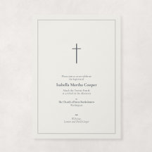 Neutrale Steine Religiöses Minimal Kreuz Taufe