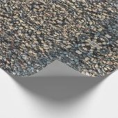 Neutrale Steine Steine Steine Steine Symmetrisches Geschenkpapier (Ecke)