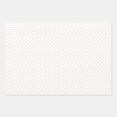 Neutrale Streifen, Polka Dosen und Zickzack Geschenkpapier Set (Vorderseite 3)