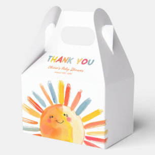 Neutrale Sunshine Baby-Dusche für Geschlechter Geschenkschachtel