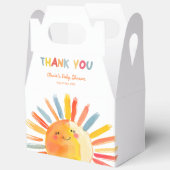 Neutrale Sunshine Baby-Dusche für Geschlechter Geschenkschachtel (Offen)