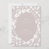 Neutrale Tan-Paare-Gruppe Einladung (Rückseite)