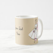 Neutrale Tasse von Modebriefen (VorderseiteRechts)