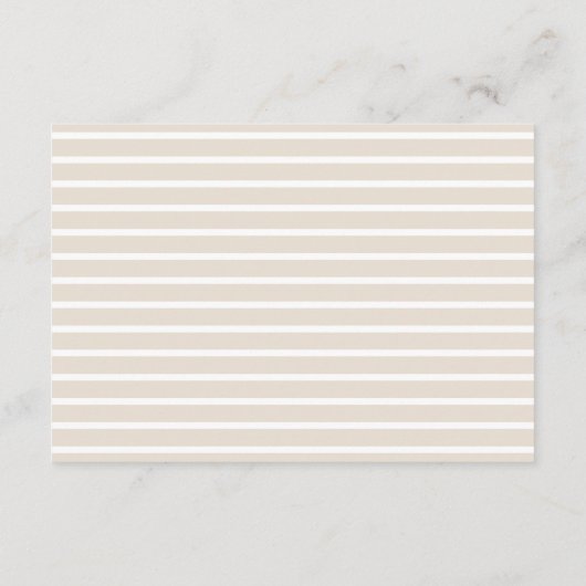 Neutrale Teddy Bear Moon Stars Babydusche Begleitkarte (Rückseite)