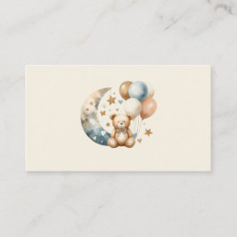 Neutrale Teddy-Gender-Aufklärungskarte Hinweiskarte