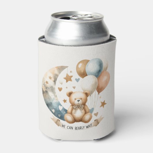 Neutrale Teddy-Gender-Offenlegung Dosenkühler (Kanne Vorderseite)