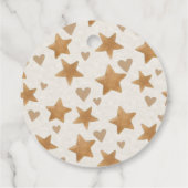 Neutrale Teddy-Gender-Offenlegung Geschenkanhänger (Rückseite)