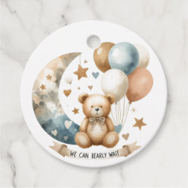 Neutrale Teddy-Gender-Offenlegung Geschenkanhänger