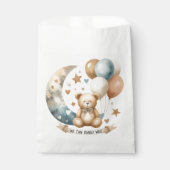 Neutrale Teddy-Gender-Offenlegung Geschenktütchen (Vorderseite)