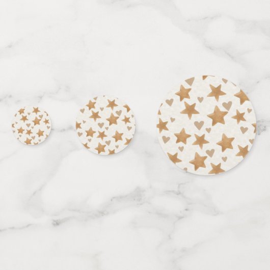 Neutrale Teddy-Gender-Offenlegung Konfetti (Rückseiten)