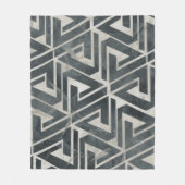 Neutrale Tile Collection - Geometrisch Fleecedecke (Vorderseite)