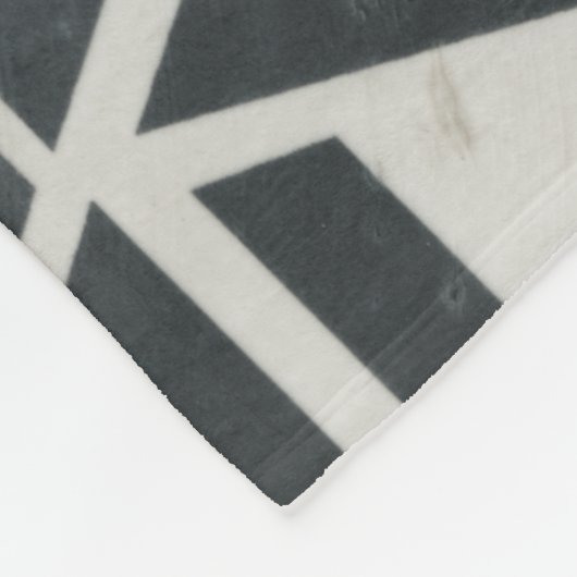 Neutrale Tile Collection - Geometrisch Fleecedecke (Ecke)