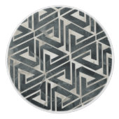 Neutrale Tile Collection - Geometrisch Keramikknauf (Vorderseite)