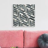 Neutrale Tile Collection - Geometrisch Leinwanddruck (Insitu (Wohnzimmer))