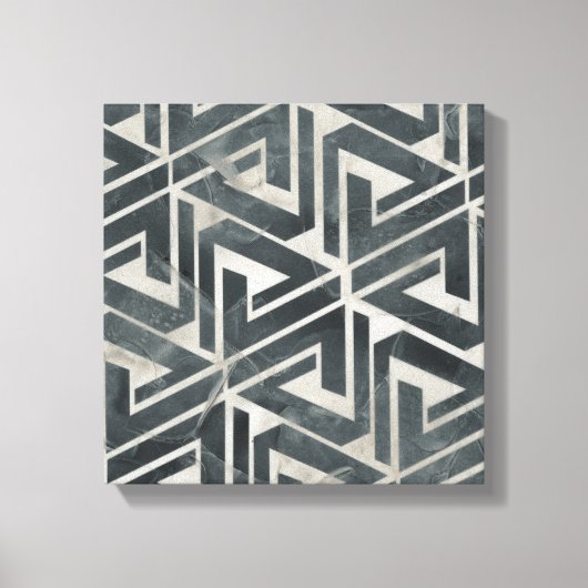 Neutrale Tile Collection - Geometrisch Leinwanddruck (Vorderseite)