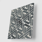 Neutrale Tile Collection - Geometrisch Quadratische Wanduhr (Winkel)