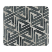 Neutrale Tile Collection - Geometrisch Schneidebrett (Vorderseite)