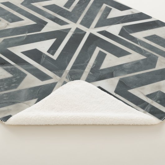 Neutrale Tile Collection - Geometrisch Sherpadecke (3/4)