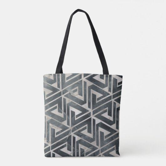 Neutrale Tile Collection - Geometrisch Tasche (Rückseite)