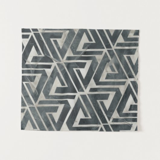 Neutrale Tile Collection - Geometrisch Wandteppich (Vorderseite (Horizontal))