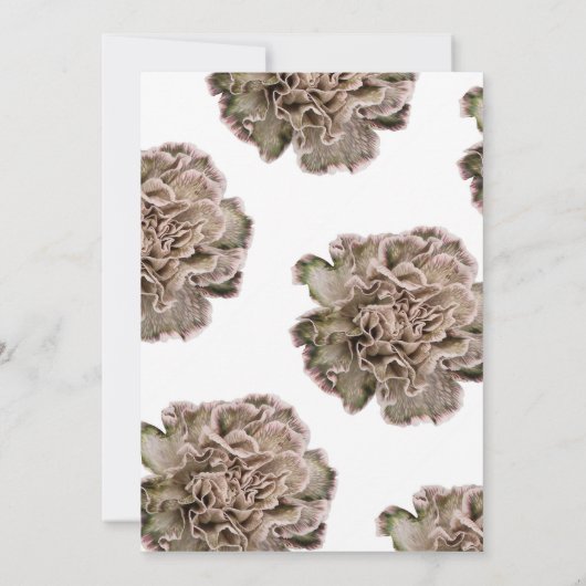 Neutrale Töne Einladung (Rückseite)