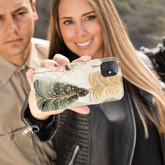 Neutrale Töne fesseln Weihnachtsmagie Case-Mate iPhone Hülle