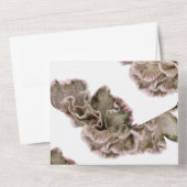 Neutrale Töne in einer Hochzeit All In One Einladung (Rückseite)