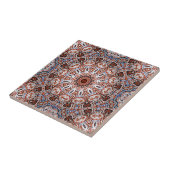Neutrale Töne Mandala-Motiv Fliese (Seite)
