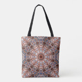 Neutrale Töne Mandala-Motiv Tasche (Rückseite)