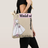 Neutrale Trauzeugin der Mode Bride Name Tasche (Von Nahem)