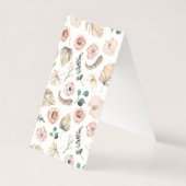 Neutrale tropische Wasserfarbenpalme (Rückseite)